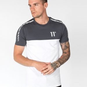 11 Degrees Colour Block T-Shirt Harmaa