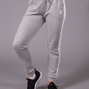 11 Degrees Panel Fleece Track Pants Harmaa