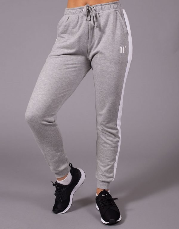 11 Degrees Panel Fleece Track Pants Harmaa