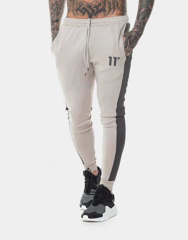 11 Degrees Side Panel Poly Pants Valkoinen