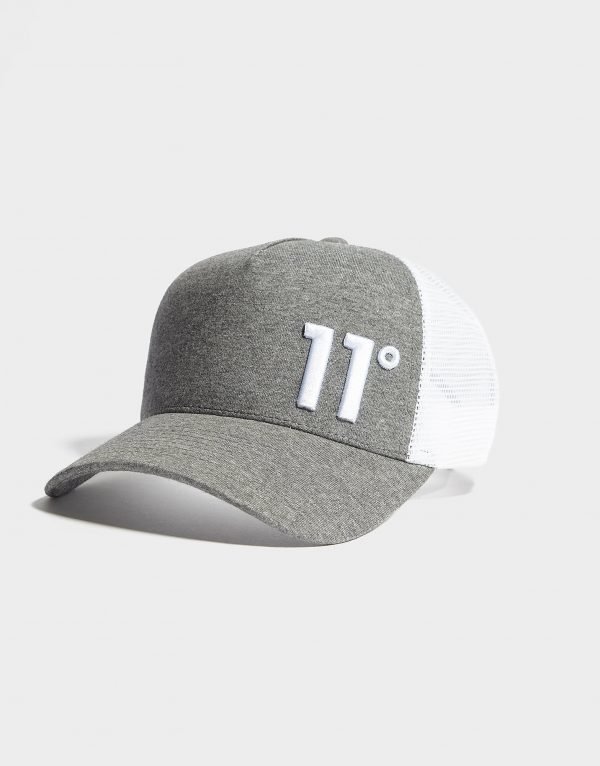 11 Degrees Trucker Lippis Harmaa