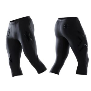 2XU Men's 3/4 Compression Tights black/black logo