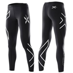 2XU Wmn's Compression Tights Black/silver logo S