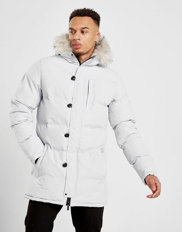 4bidden Afton Puffer Parka Harmaa