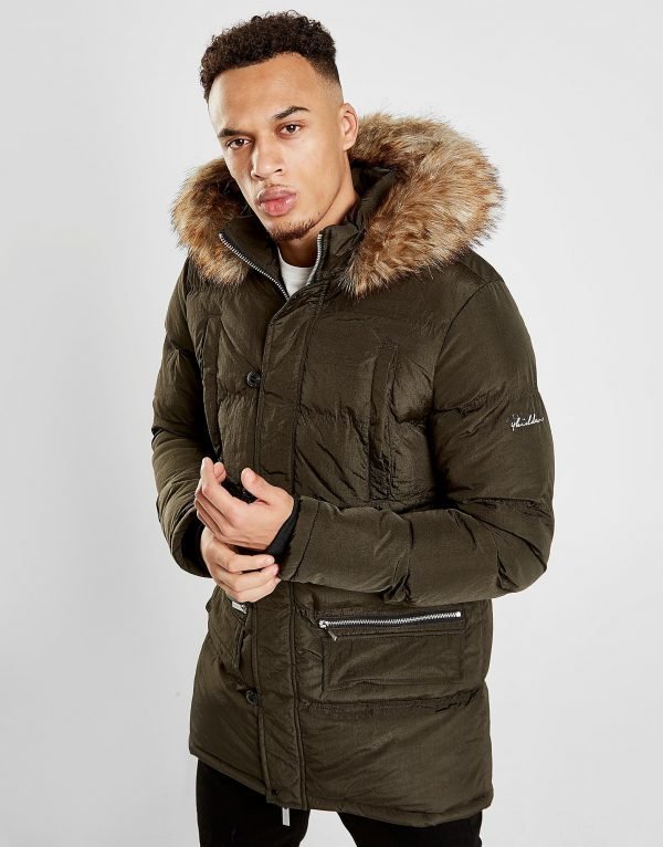 4bidden Ice Parka Jacket Khaki