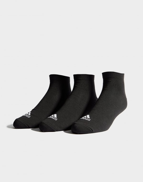 Adidas 3 Pack Invisible Sukat Musta