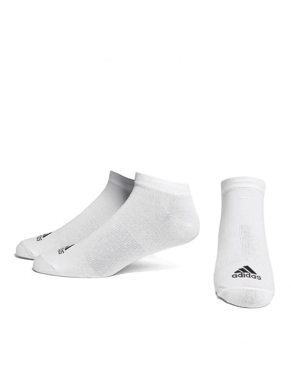 Adidas 3 Pack Invisible Sukat Valkoinen