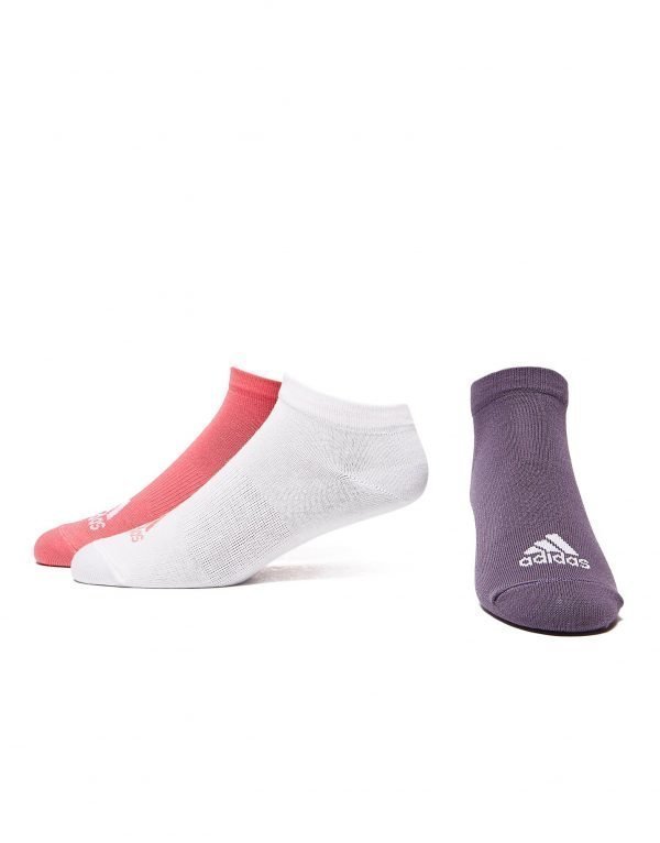 Adidas 3 Pack Real Socks Vaaleanpunainen