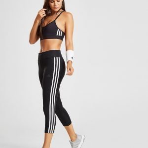 Adidas 3-Stripes Capris Leggings Musta