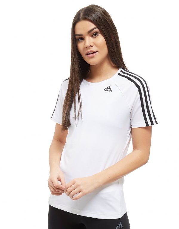 Adidas 3-Stripes Training T-Shirt Valkoinen