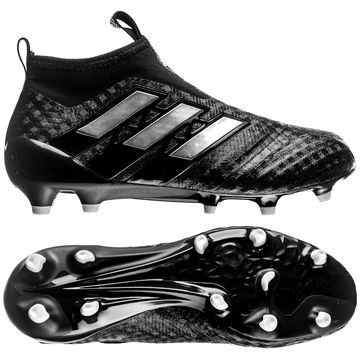 Adidas ACE 17+ PureControl FG/AG Chequered Black Musta/Valkoinen Lapset