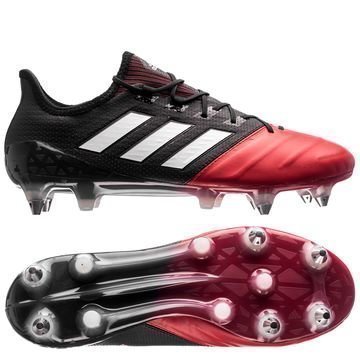 Adidas ACE 17.1 Nahka SG Red Limit Musta/Valkoinen/Punainen