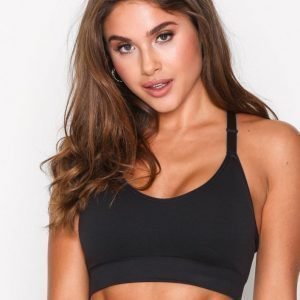 Adidas All Me Strappy Knit Bra Urheiluliivit Keskivahva Tuki Musta