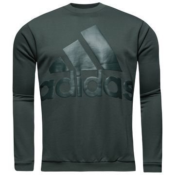 Adidas Collegepaita Heavy Terry Crew Vihreä