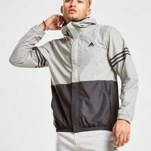 Adidas Colour Block Windbreaker Harmaa