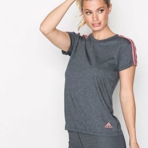 Adidas Ess 3s Slim Tee Lyhythihainen Treenipaita Harmaa