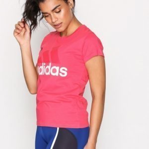 Adidas Ess Li Sli Tee Lyhythihainen Treenipaita Vaaleanpunainen