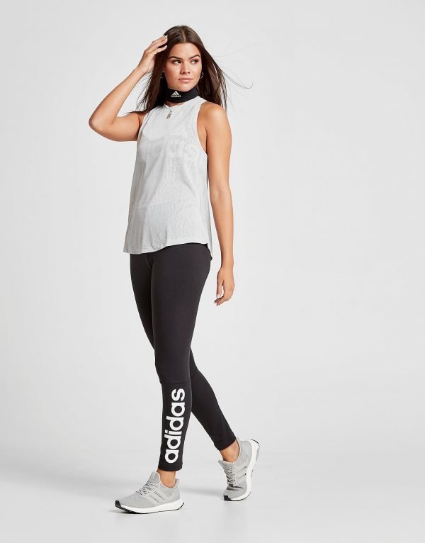 Adidas Essential Linear Leggings Musta