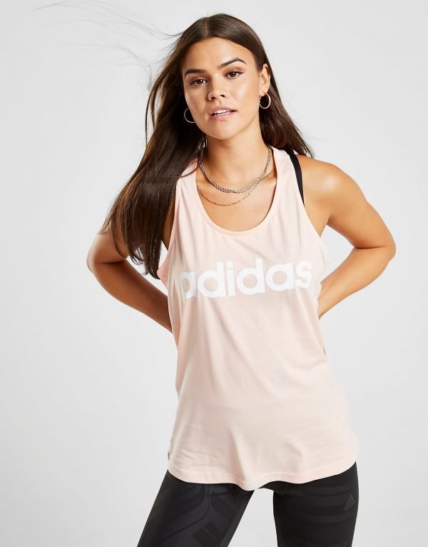 Adidas Essential Linear Slim Tank Top Oranssi