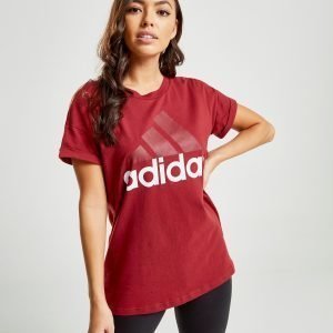 Adidas Essential Linear T-Shirt Punainen
