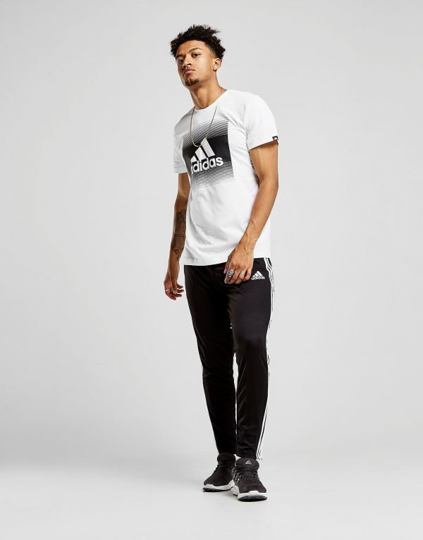 Adidas Gradient Fade T-Shirt Valkoinen