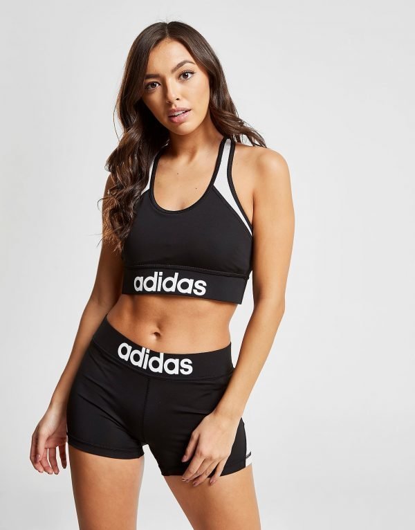 Adidas Linear Sports Bra Musta