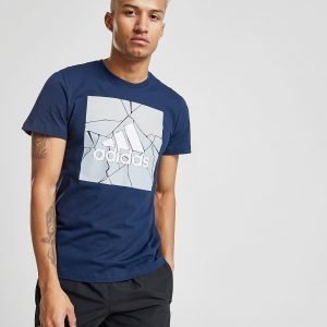 Adidas Marble Box T-Shirt Laivastonsininen