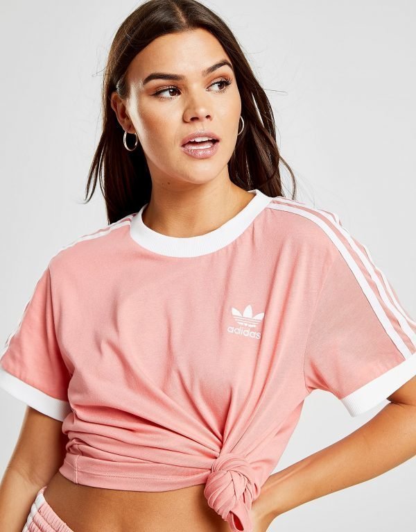 Adidas Originals 3-Stripes California T-Paita Vaaleanpunainen