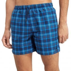 Adidas Originals 3-Stripes Check Swimshorts Blue Check