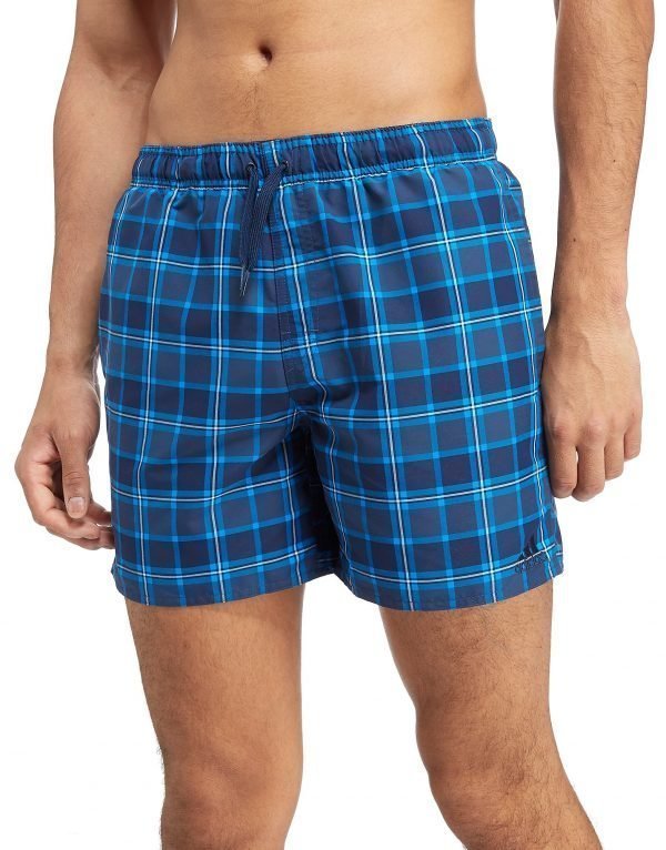 Adidas Originals 3-Stripes Check Swimshorts Blue Check