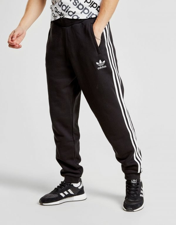 Adidas Originals 3-Stripes Fleece Verryttelyhousut Musta