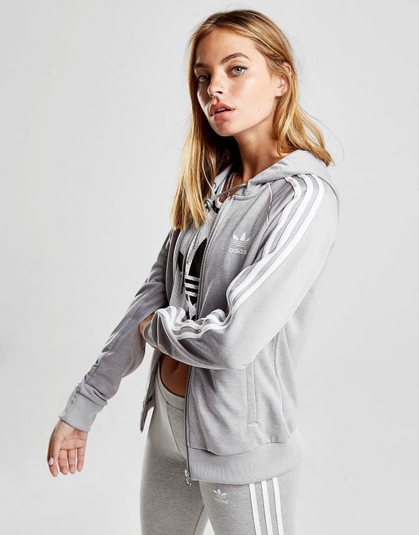 Adidas Originals 3-Stripes Full Zip Huppari Harmaa