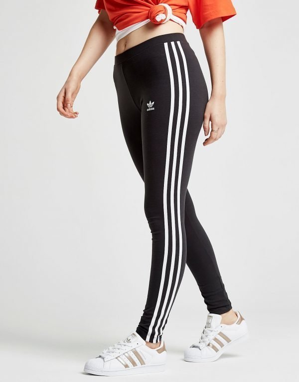 Adidas Originals 3-Stripes Leggingsit Musta