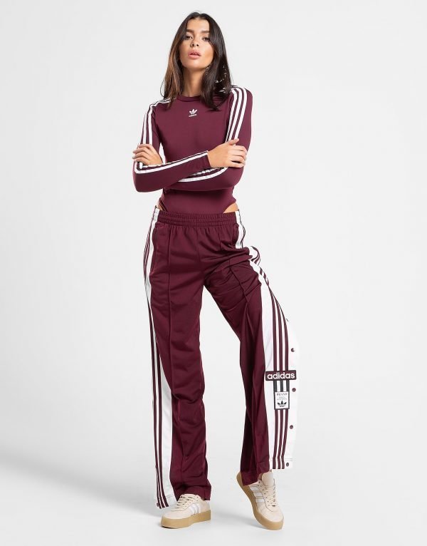 Adidas Originals 3-Stripes Long Sleeve Bodysuit Punainen