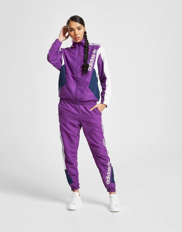 Adidas Originals 90'S Colour Block Woven Verryttelyhousut Violetti