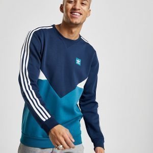 Adidas Originals Chevron Crew Sweatshirt Laivastonsininen