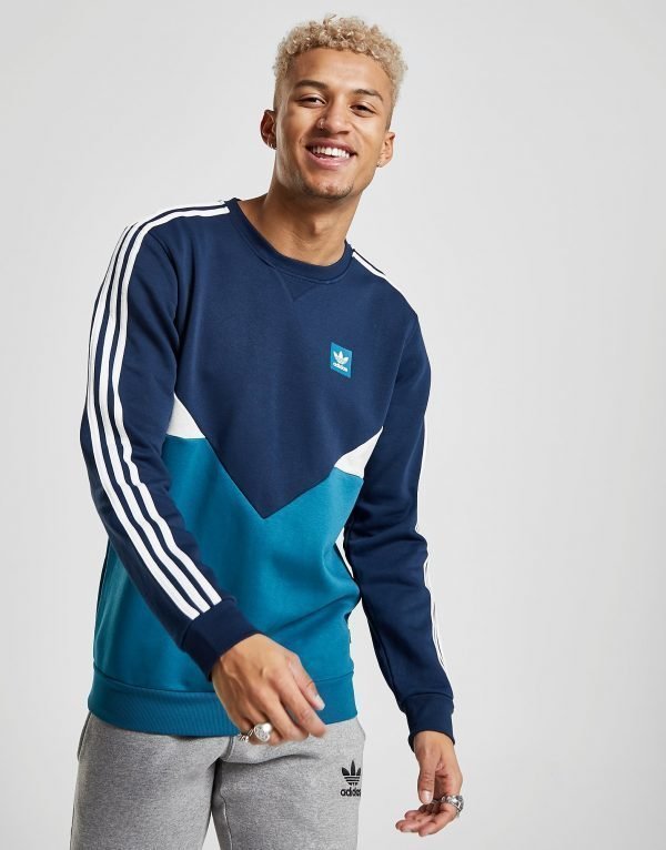 Adidas Originals Chevron Crew Sweatshirt Laivastonsininen