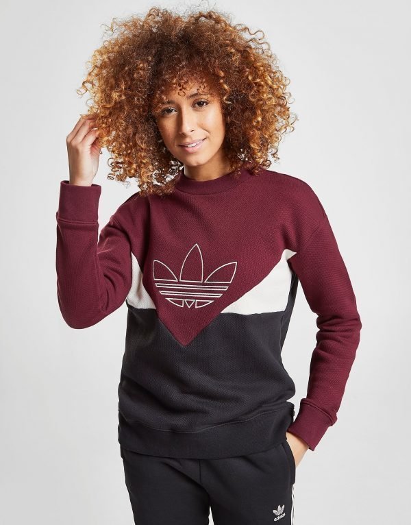 Adidas Originals Colarado Pique Crew Sweatshirt Punainen