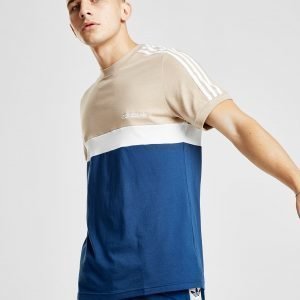 Adidas Originals Itasca Colour Block T-Shirt Sininen