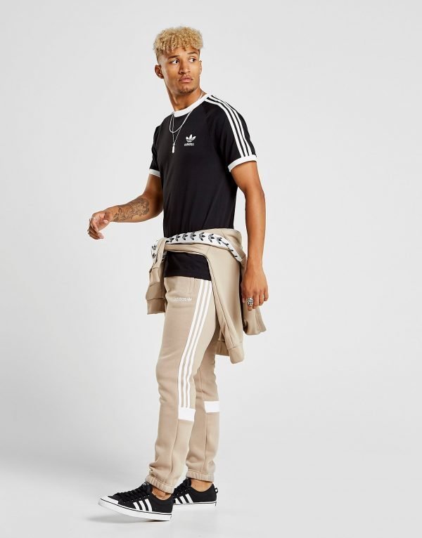 Adidas Originals Itasca Fleece Track Pants Stone / White