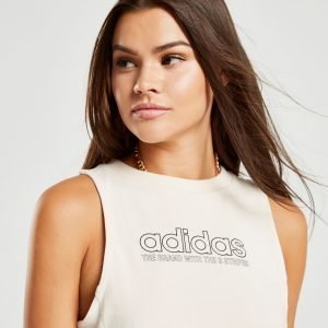 Adidas Originals Linear Tank Top Valkoinen