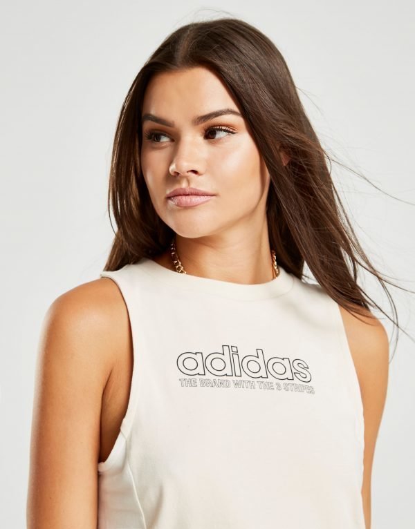 Adidas Originals Linear Tank Top Valkoinen