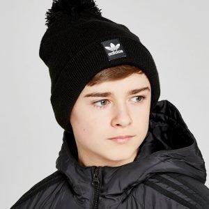 Adidas Originals Logo Pom Beanie Musta