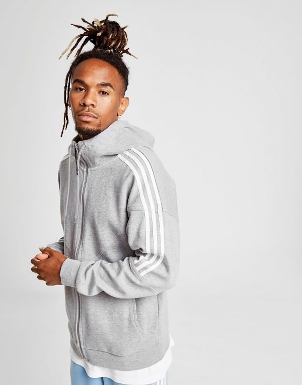 Adidas Originals Nmd 3-Stripes Full Zip Hoodie Harmaa