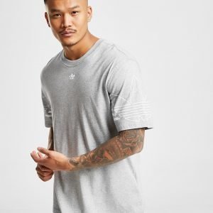 Adidas Originals Outline Short Sleeve T-Shirt Harmaa