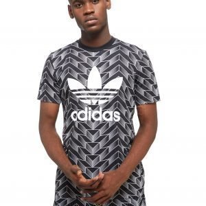 Adidas Originals Soccer Trefoil Short Sleeve T-Shirt Musta