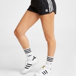 Adidas Originals Stripe Football Shorts Musta