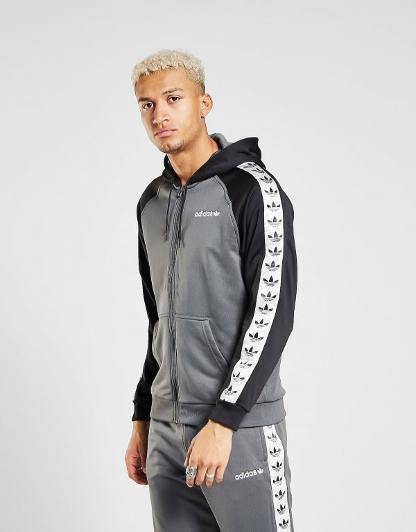 Adidas Originals Tape Full Zip Huppari Harmaa