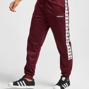 Adidas Originals Tape Poly Track Pants Maroon / White