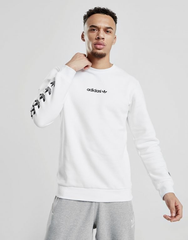 Adidas Originals Tape Qqr Crew Sweatshirt Valkoinen